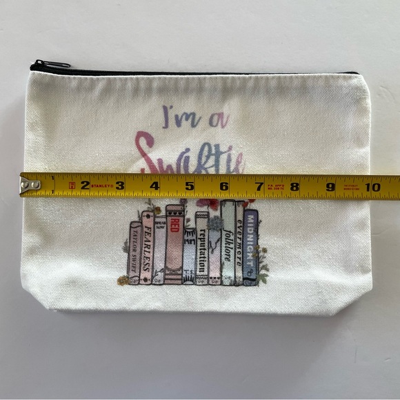 Taylor Swift "Eras" Canvas Cosmetic Makeup Pencil Case Bag - Picture 4 of 8
